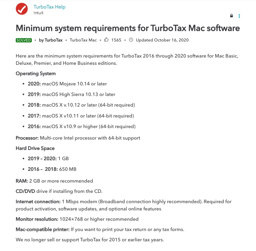 turbotax business for mac 2016